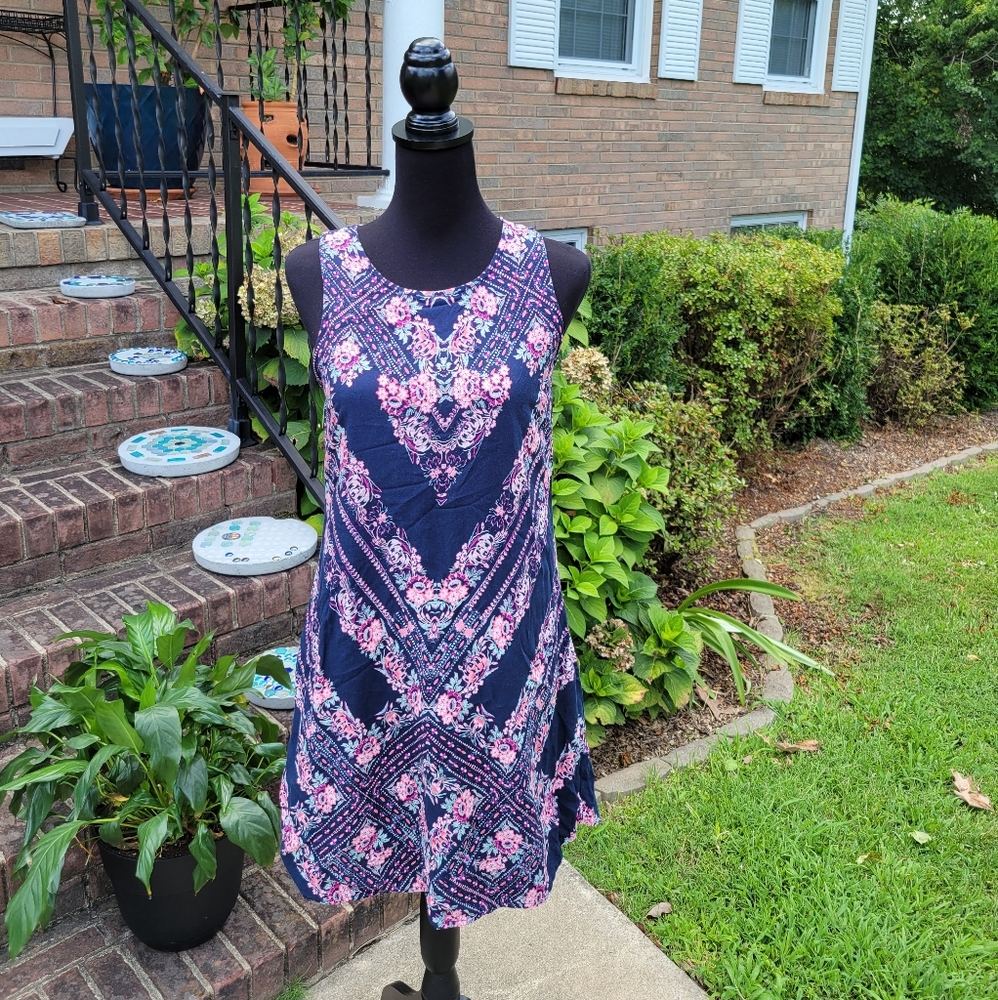 #3001 Maurices Meadow Floral Tank Dress